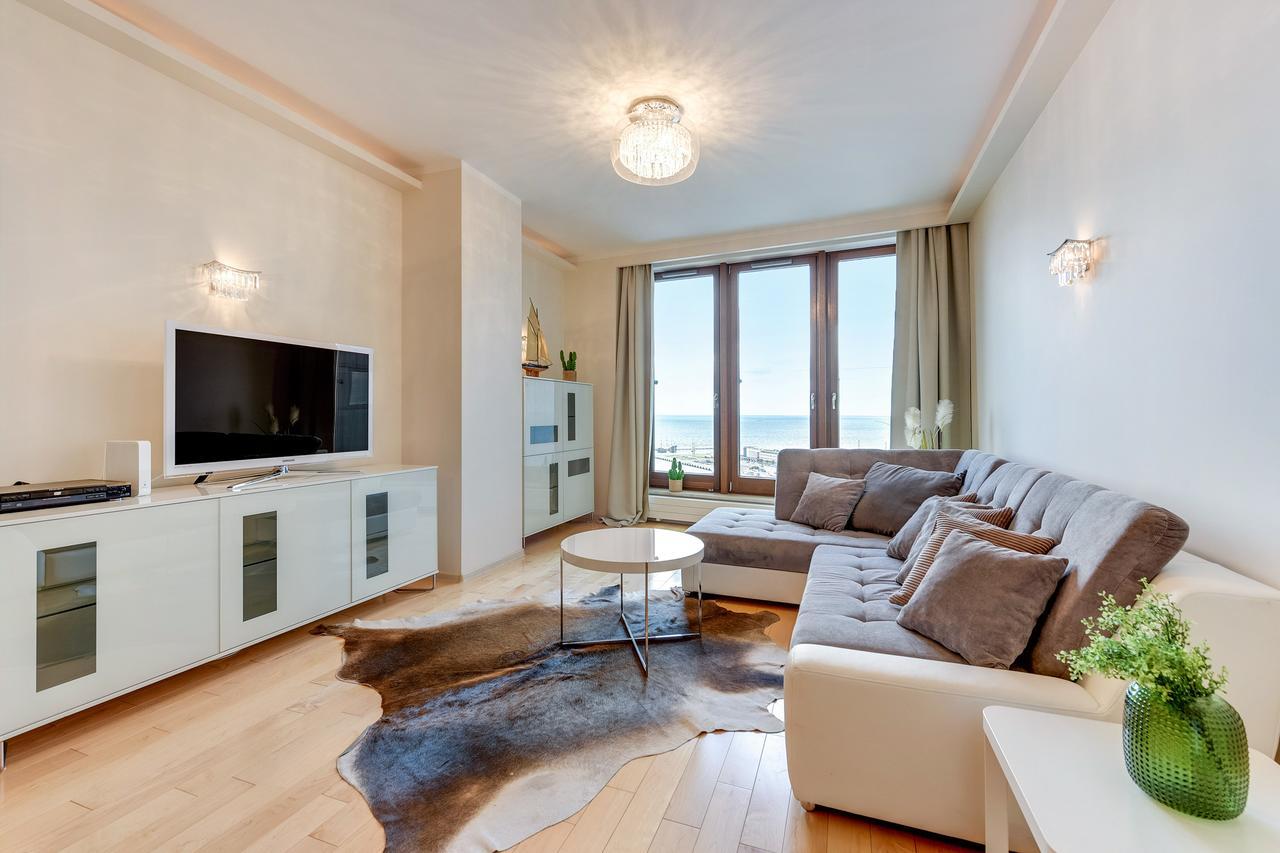 The Marine Plaza - Sea Towers Apartment Gdynia Ngoại thất bức ảnh